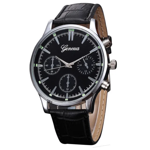 Fashion Casual Geneva Wristwatches For Men