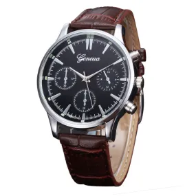 Fashion Casual Geneva Wristwatches For Men