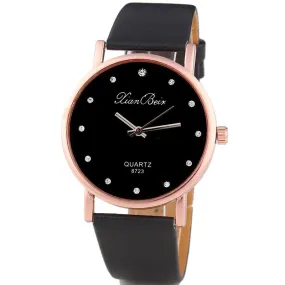 Fashion PU Leather Wristwatch