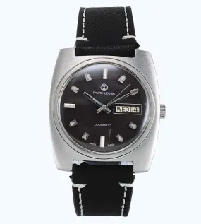 Favre Leuba Duomatic 908 Brown Dial Automatic 17 Jewels Men's Wrist Watch