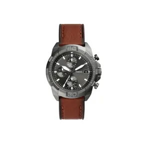 Fossil Bronson Chronograph Brown LiteHide™ Leather Watch