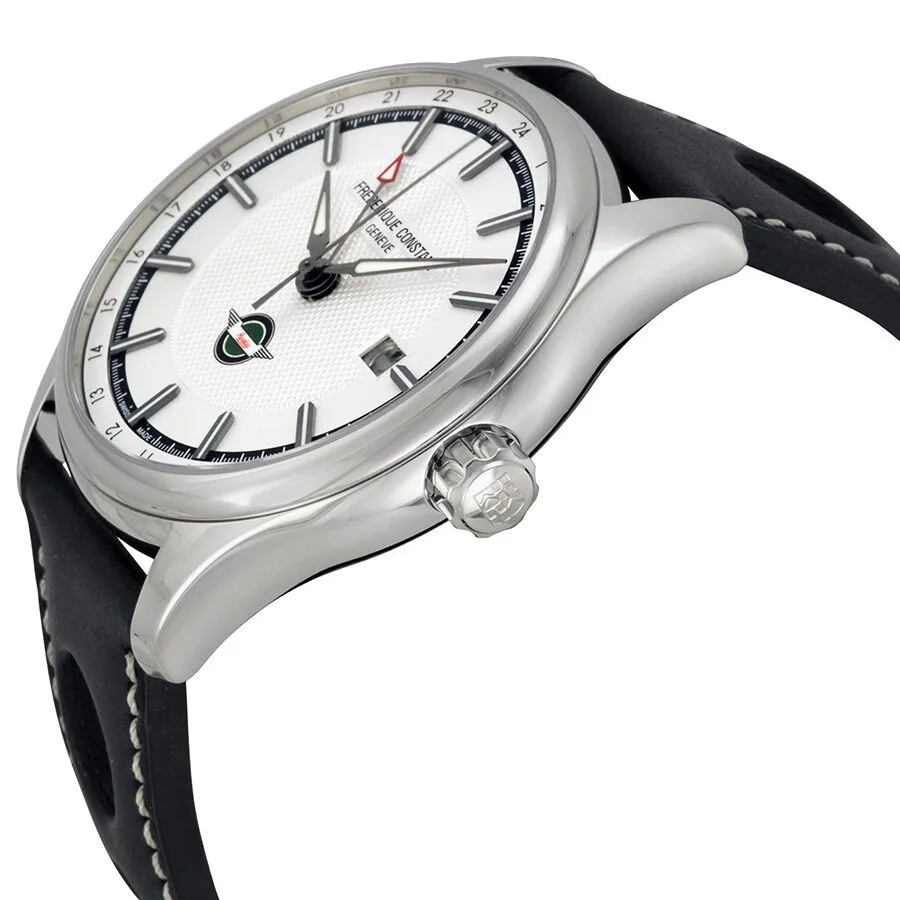 Frederique Constant Healey GMT Silver Dial Men's Watch 350HS5B6 FC-350HS5B6