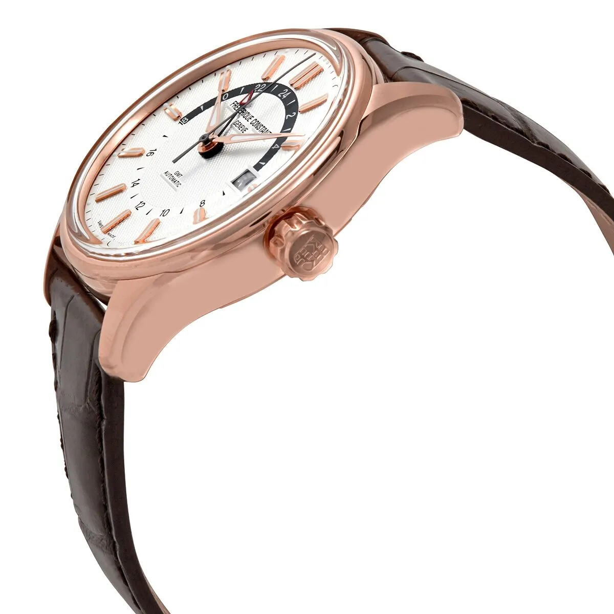 Frederique Constant Yacht Timer GMT Automatic Silver Dial Men's Watch FC-350VT4H4