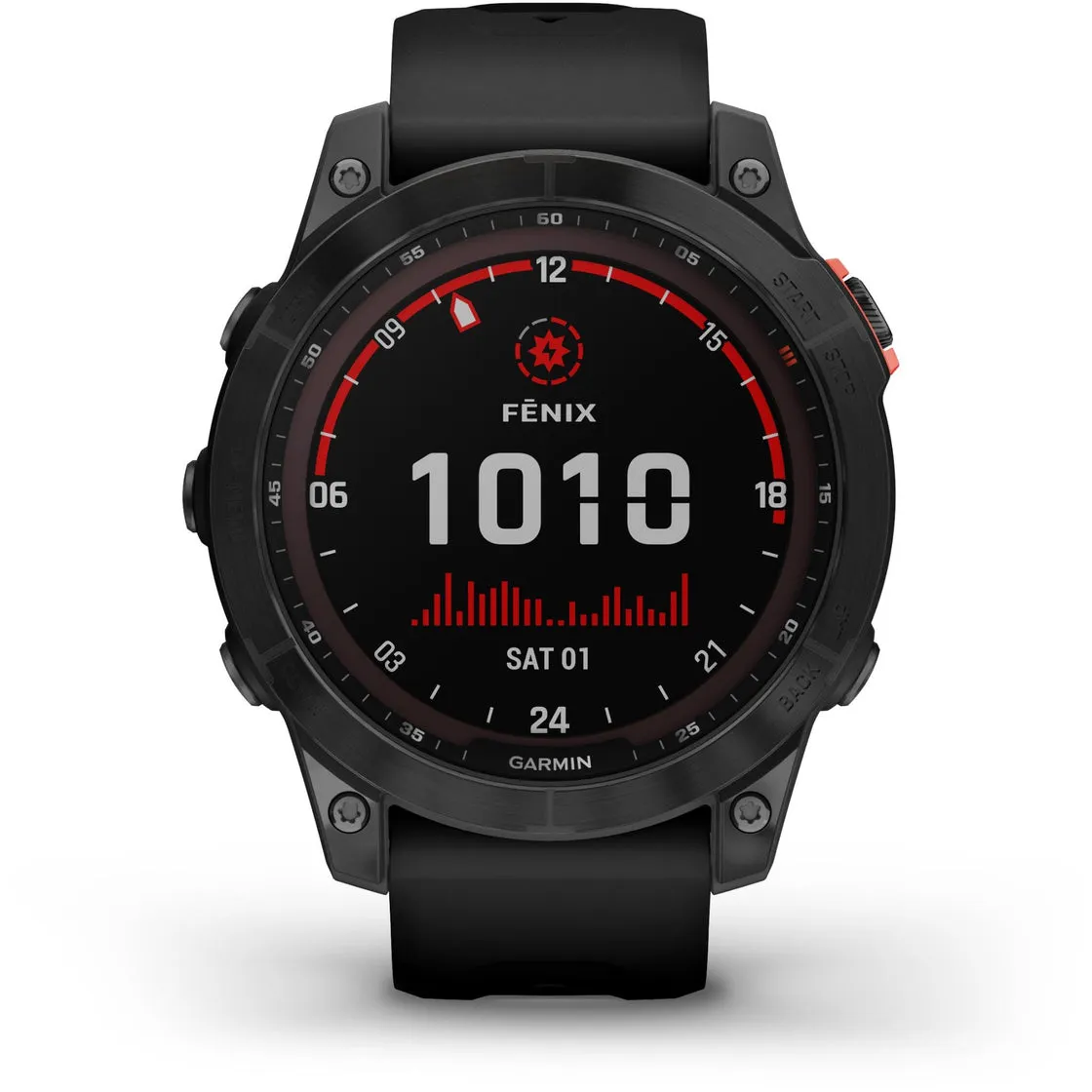 Garmin Fenix 7 Solar Multisport GPS Watch -  Slate Gray with Black Band