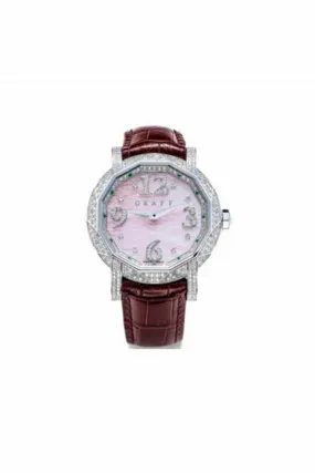 graff graffstar 38mm 18k white gold with diamonds men's watch