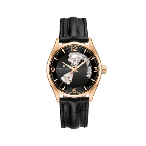Hamilton H32735731 Jazzmaster Open Heart Automatic Black Dial Men Watches