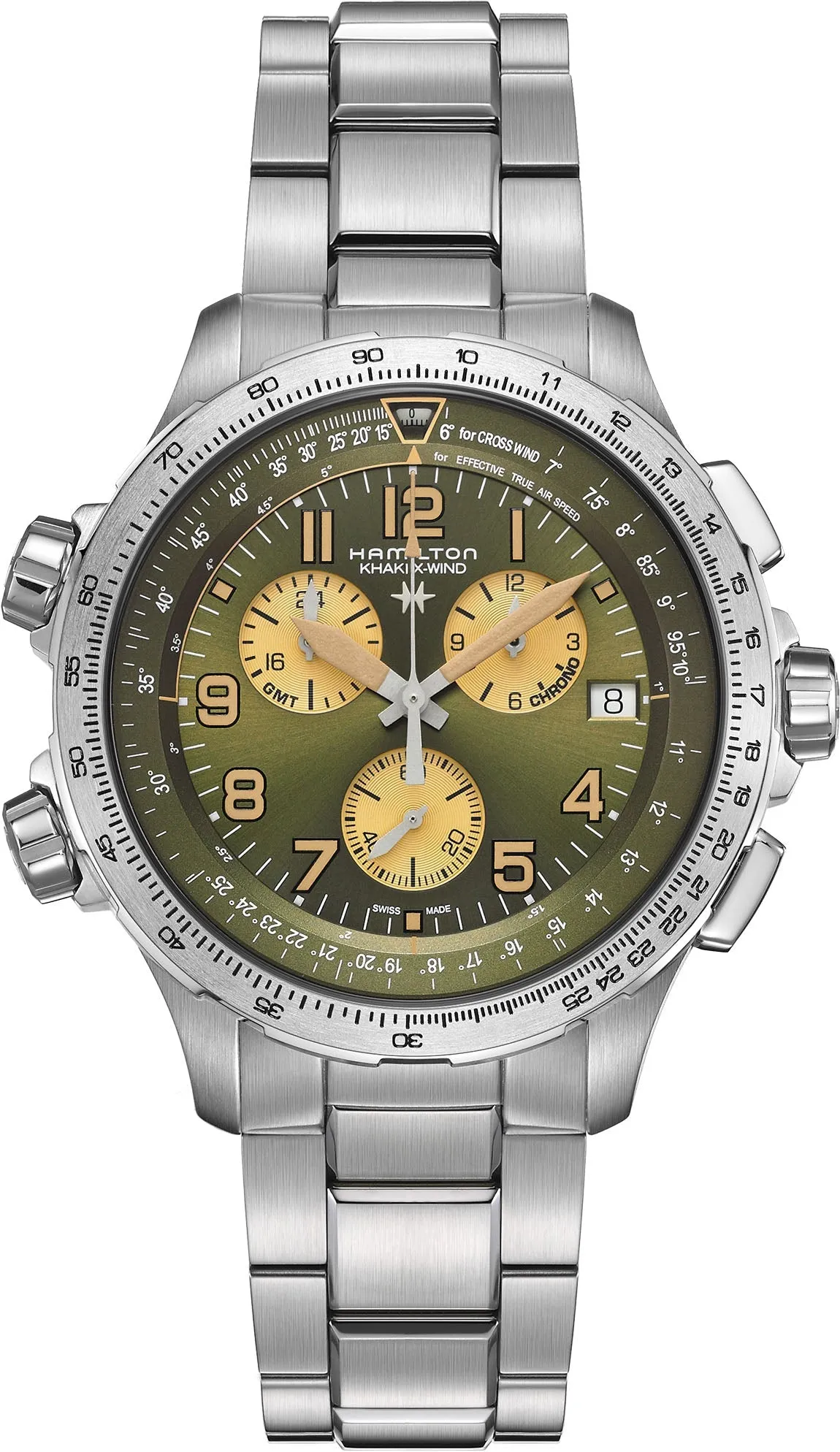 Hamilton Khaki Aviation X-Wind GMT Chrono Quartz