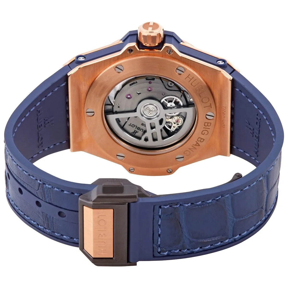 HUBLOT Big Bang One Click Diamond Blue Dial Ladies Watch 465.OX.7180.LR.1204