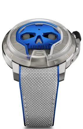 HYT Watches SKULL 48.8 Titanium Blue