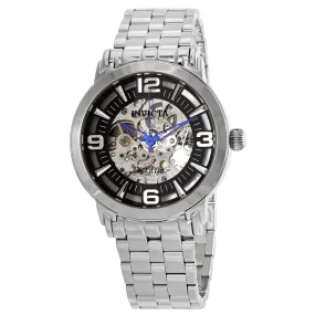 Invicta Objet D Art Automatic Black Skeleton Dial Men's Watch 22598