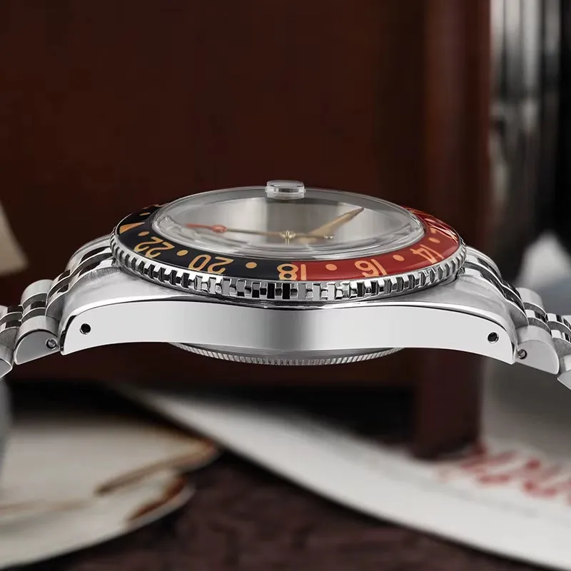 IPOSE IX DAO Dive Watch Fans for 6542 NH34 GMT Automatic Movement Men Watches Waterproof 100M Sapphire C3 Luminous Wristwatch