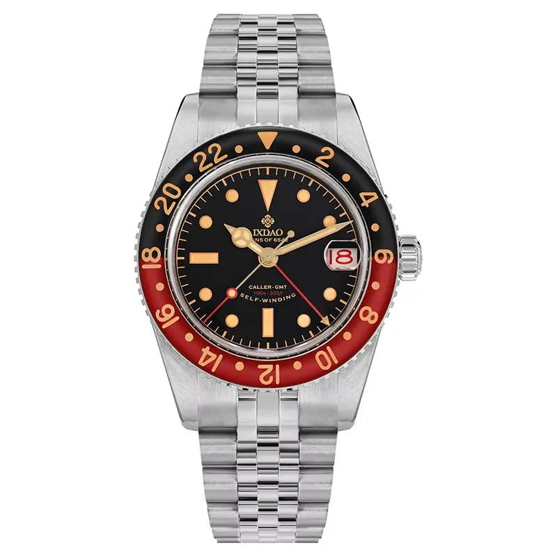 IPOSE IX DAO Dive Watch Fans for 6542 NH34 GMT Automatic Movement Men Watches Waterproof 100M Sapphire C3 Luminous Wristwatch