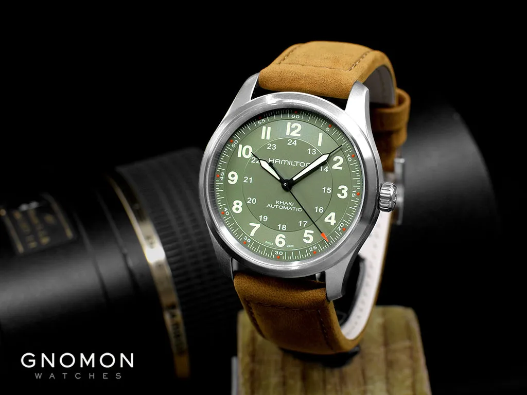 Khaki Field Titanium Auto 38 Green Ref. H70205860