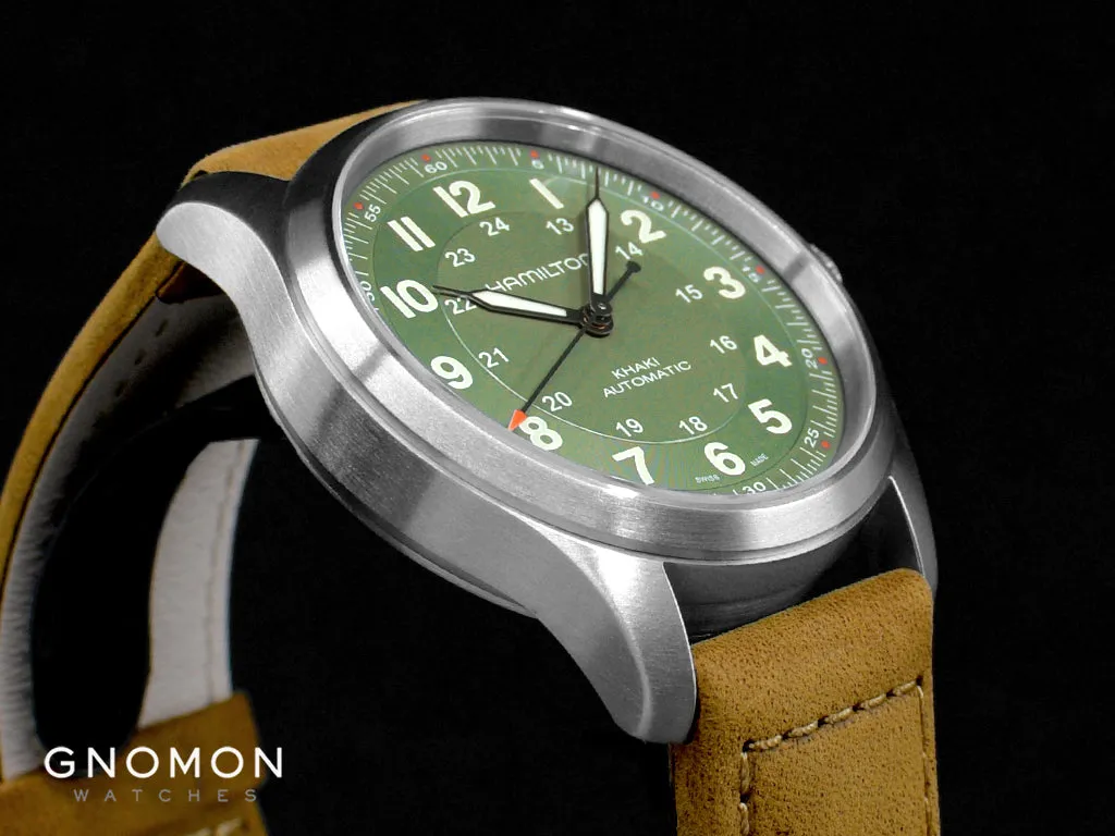 Khaki Field Titanium Auto 38 Green Ref. H70205860