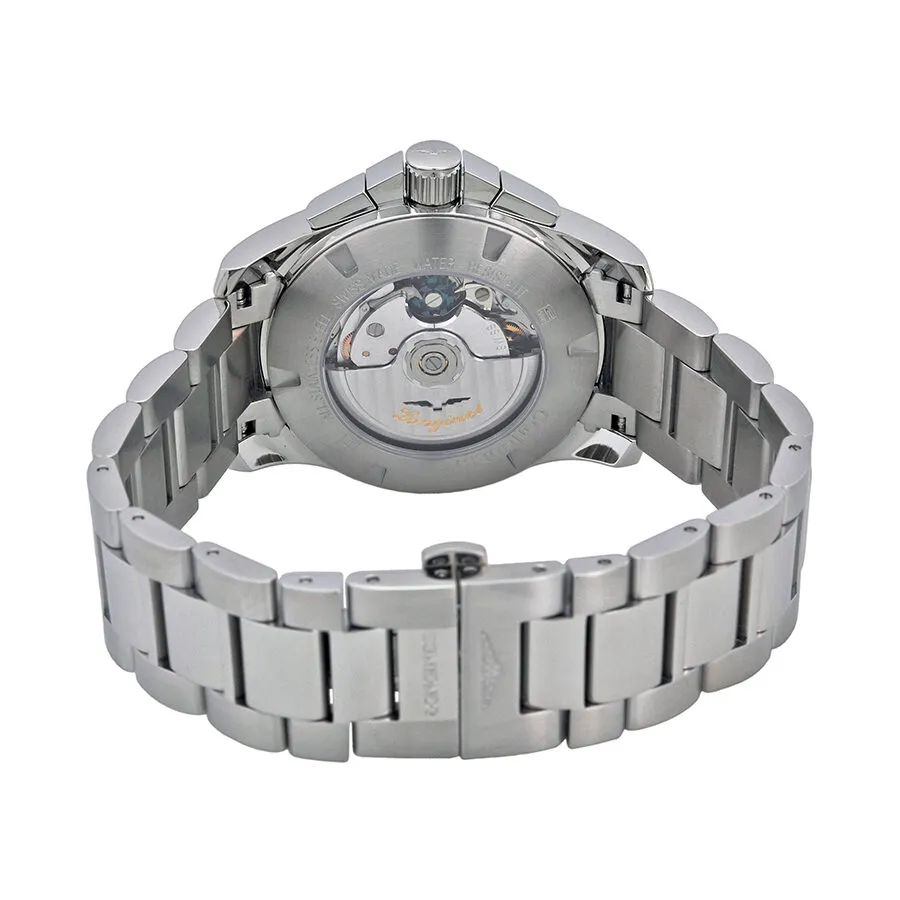Longines Conquest Chronograph Black Dial Stainless Steel Men's Watch L27434566 L2.743.4.56.6
