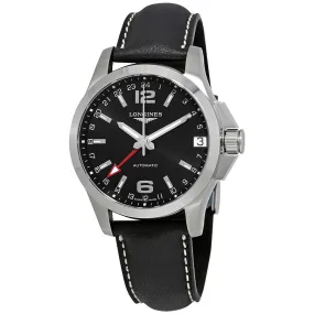 Longines Conquest GMT Automatic Black Dial Men's Watch L36874562
