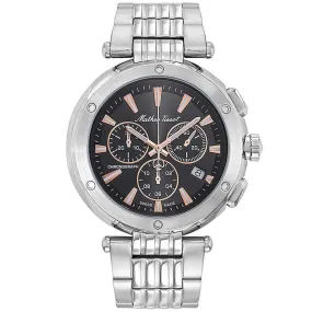 Mathey Tissot Men's Neptune Chrono Black Dial Watch - H912CHRRN