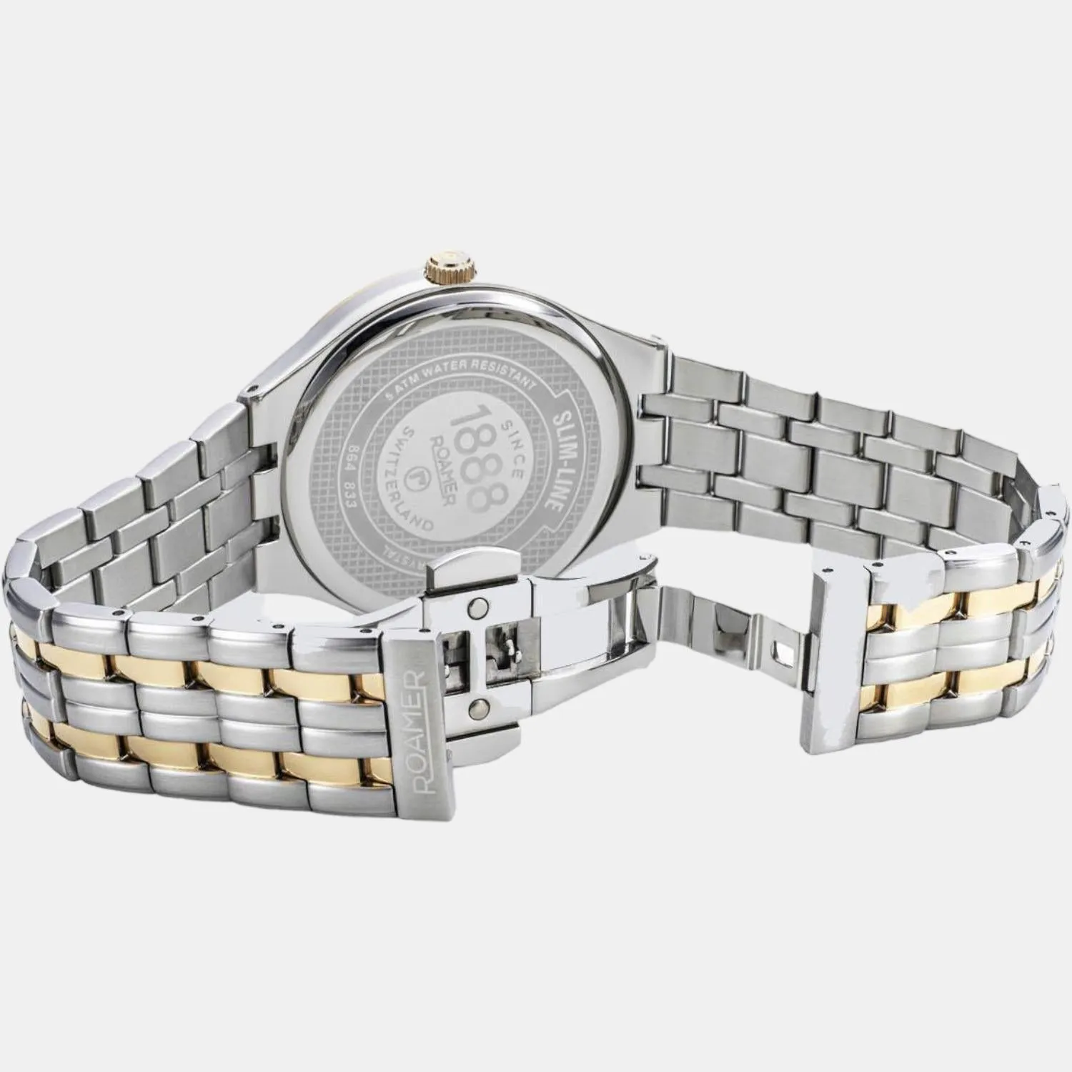Men's Black Analog Stainless Steel Automatic Watch 864833 47 85 50