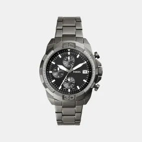 Men's Black Stainless Steel Chronograph Watch FS5852