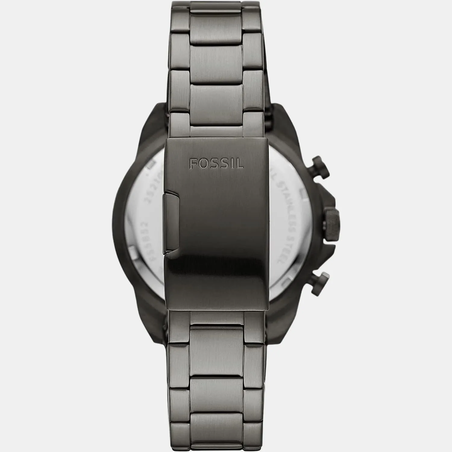 Men's Black Stainless Steel Chronograph Watch FS5852