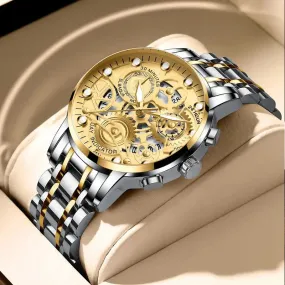 Men's Business Watch Skeleton Design Fashion Mechanical Style