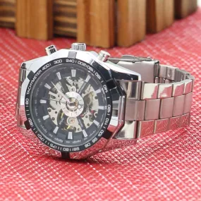 Men's Hollow Skeleton Dial Automatic Mechanical Wrist Watch