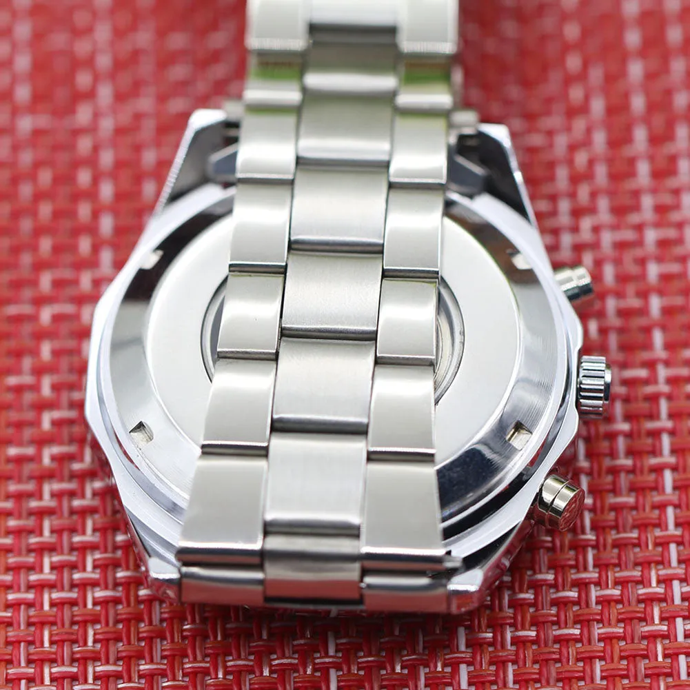 Men's Hollow Skeleton Dial Automatic Mechanical Wrist Watch