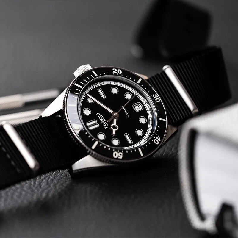 MILITARY NYLON STRAP – BLACK