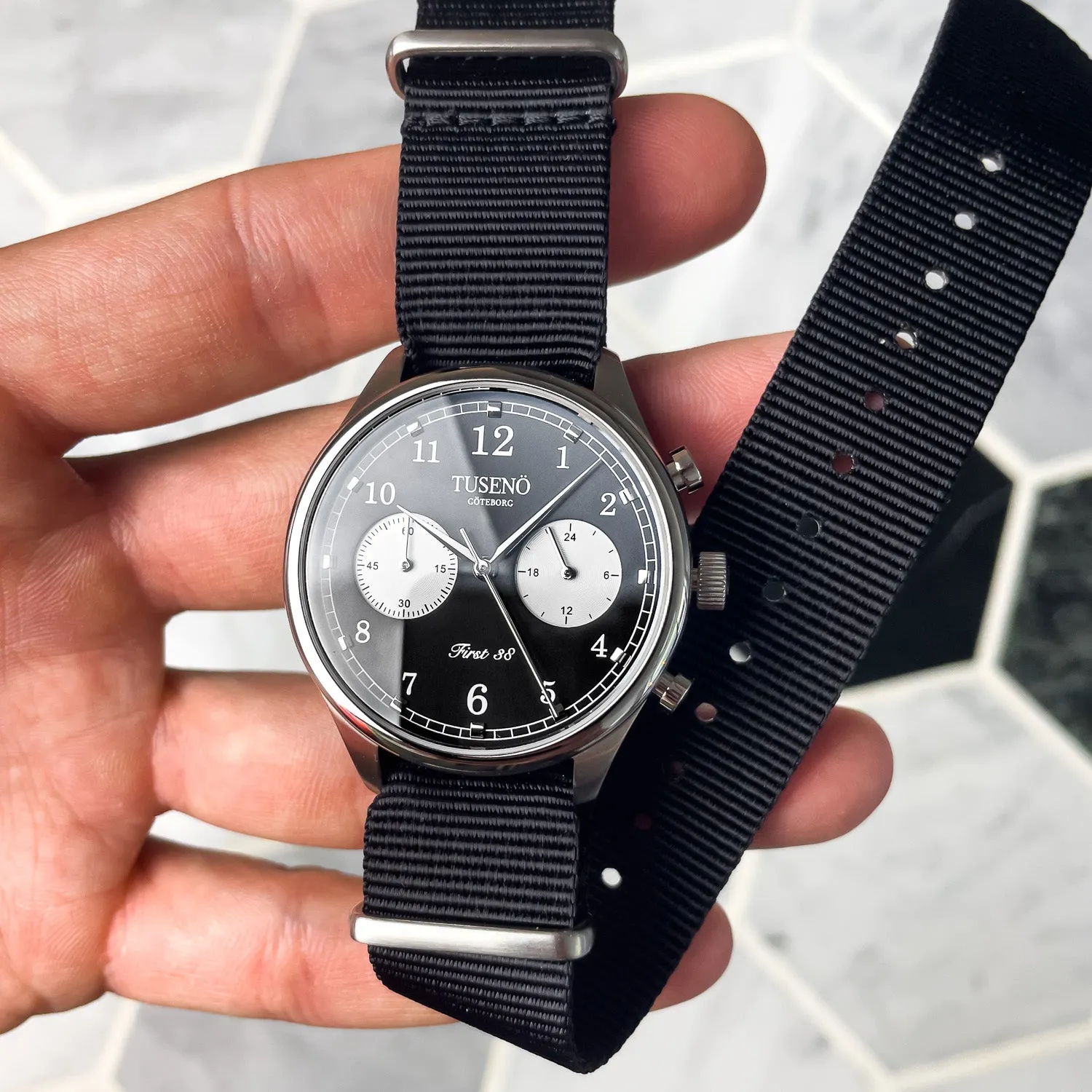 MILITARY NYLON STRAP – BLACK