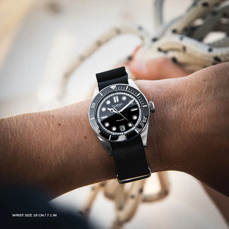 MILITARY NYLON STRAP – BLACK