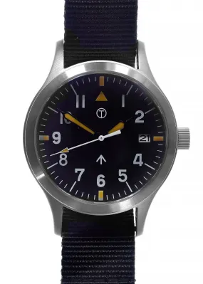 MWC Mk III Stainless Steel 1950's Pattern 100m Water Resistant Automatic Military Watch with Retro Dial and Sapphire Crystal