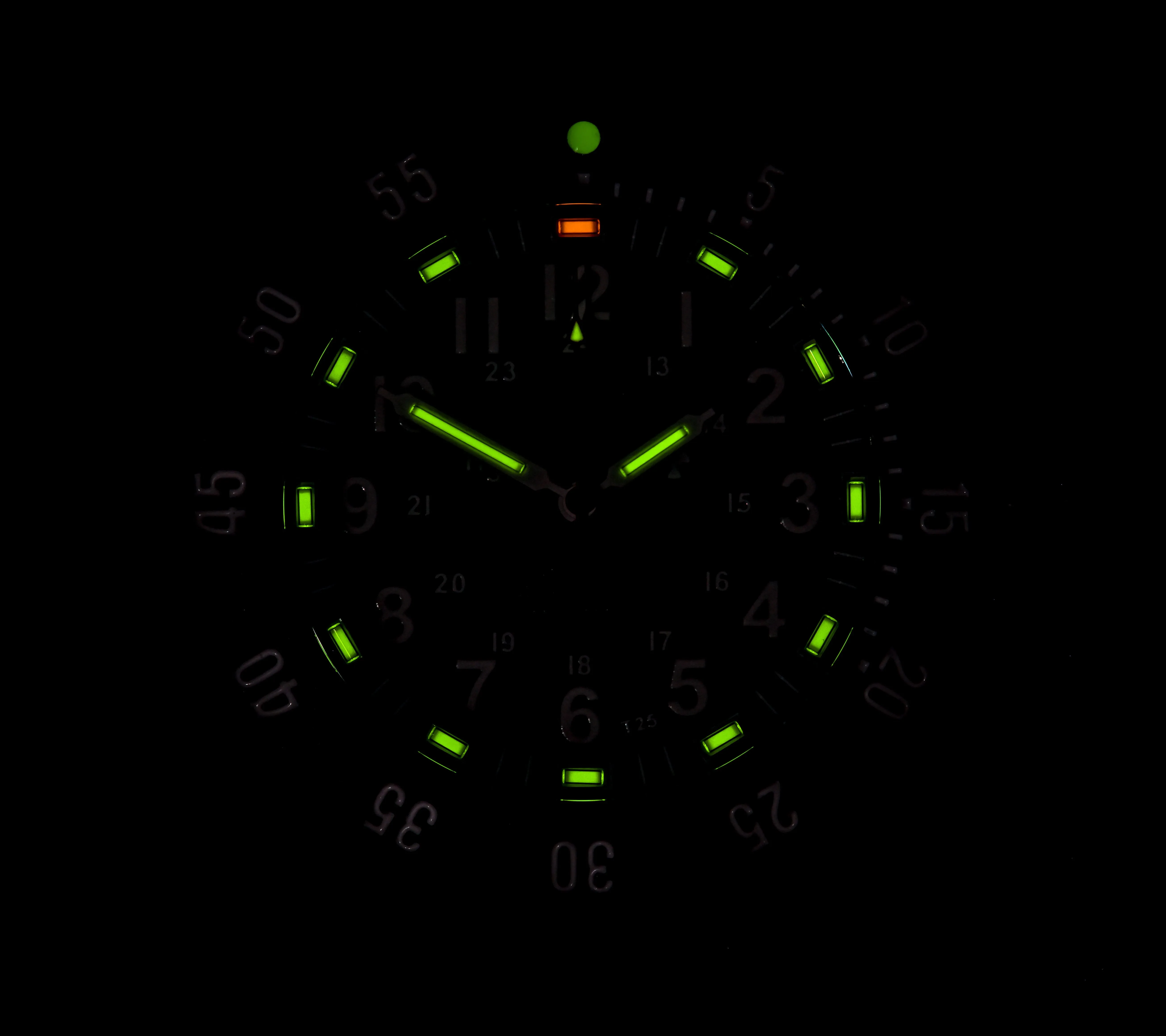 MWC P656 Latest Model Titanium Tactical Series Watch with Subdued Dial, GTLS Tritium and Ten Year Battery Life (Non Date Version)