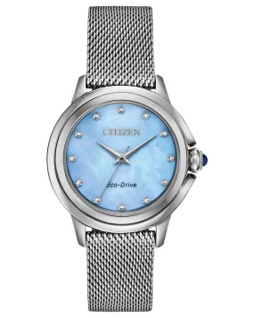 NEW Citizen Ceci EM0790-55N Ladies 32mm Bracelet Watch MSRP $450