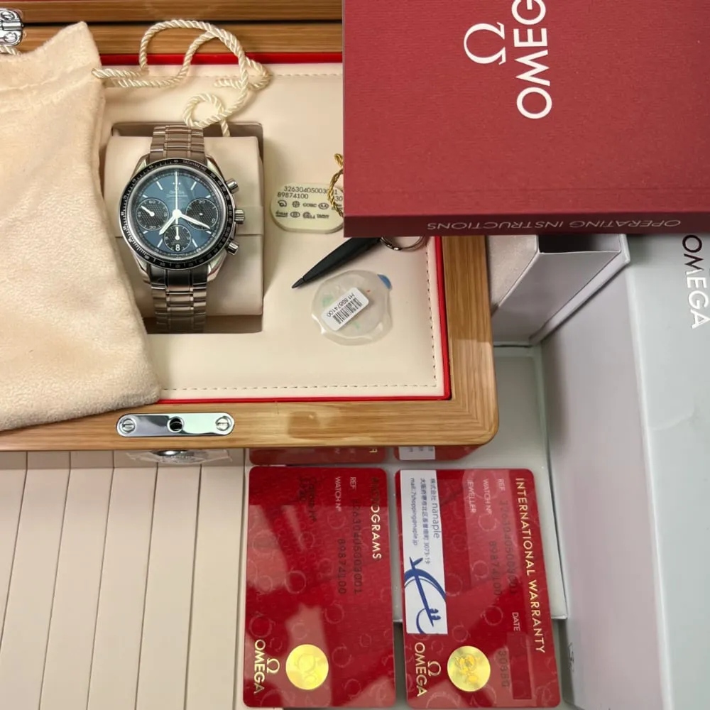 Omega Speedmaster "Racing Blue" 326.30.40.50.03.001 (2022)
