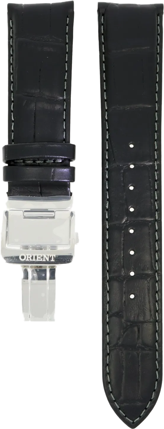 Orient Black Leather Strap 22mm UDEYDSB