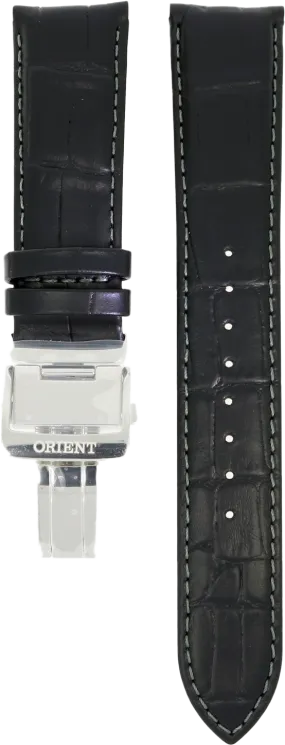 Orient Black Leather Strap 22mm UDEYDSB