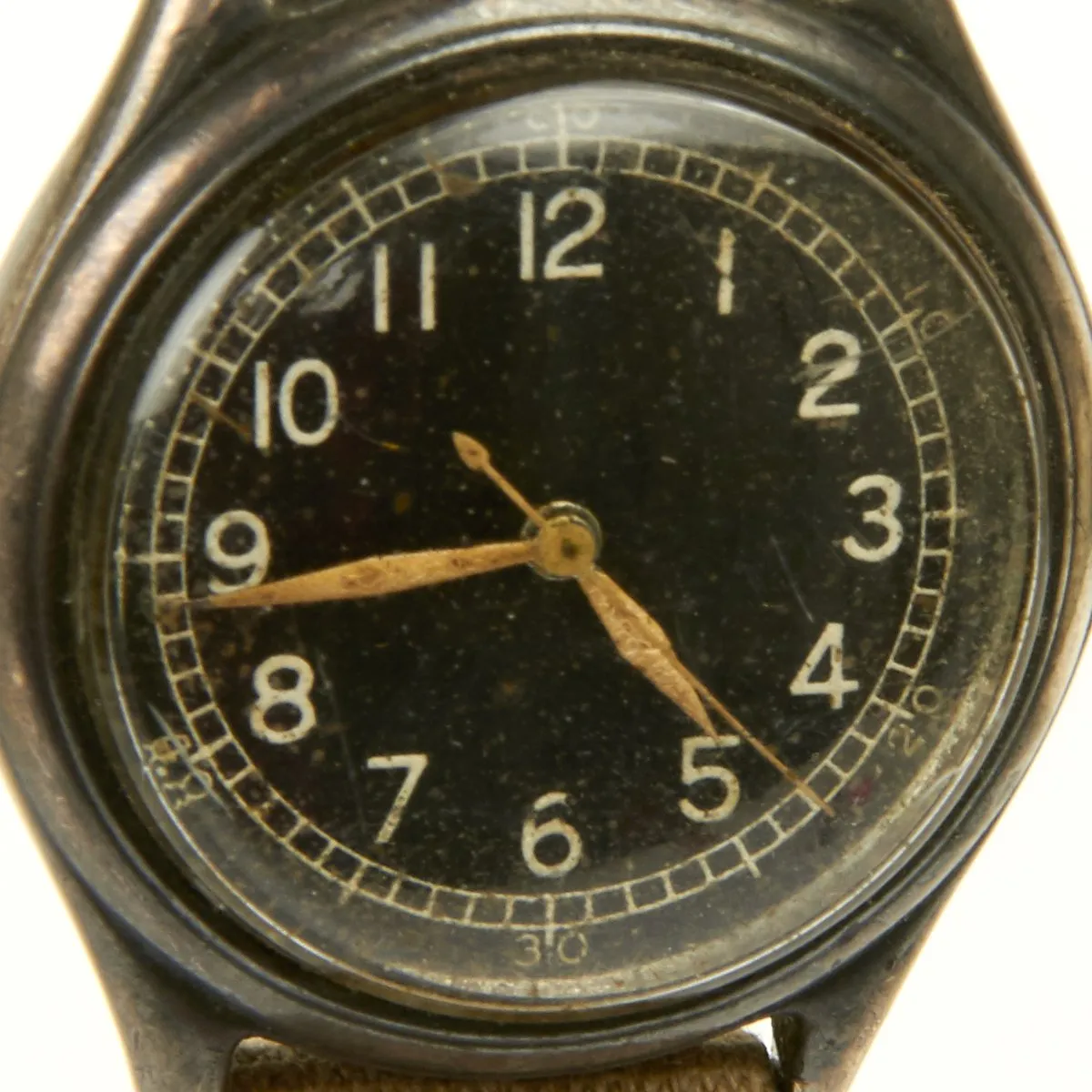 Original U.S. WWII 1942 Type A-11 USAAF Wrist Watch by Bulova - Fully Functional