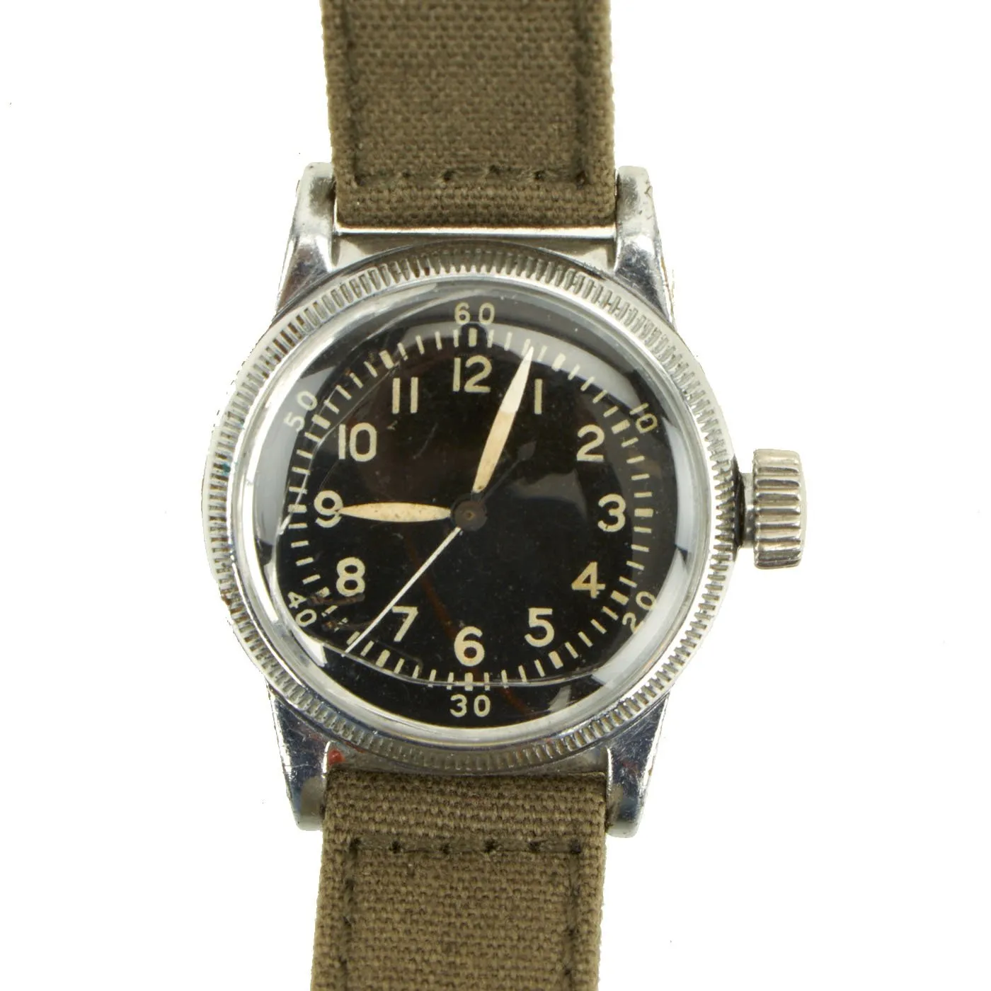 Original U.S. WWII 1945 dated Type A-11 USAAF Wrist Watch by Waltham - Fully Functional