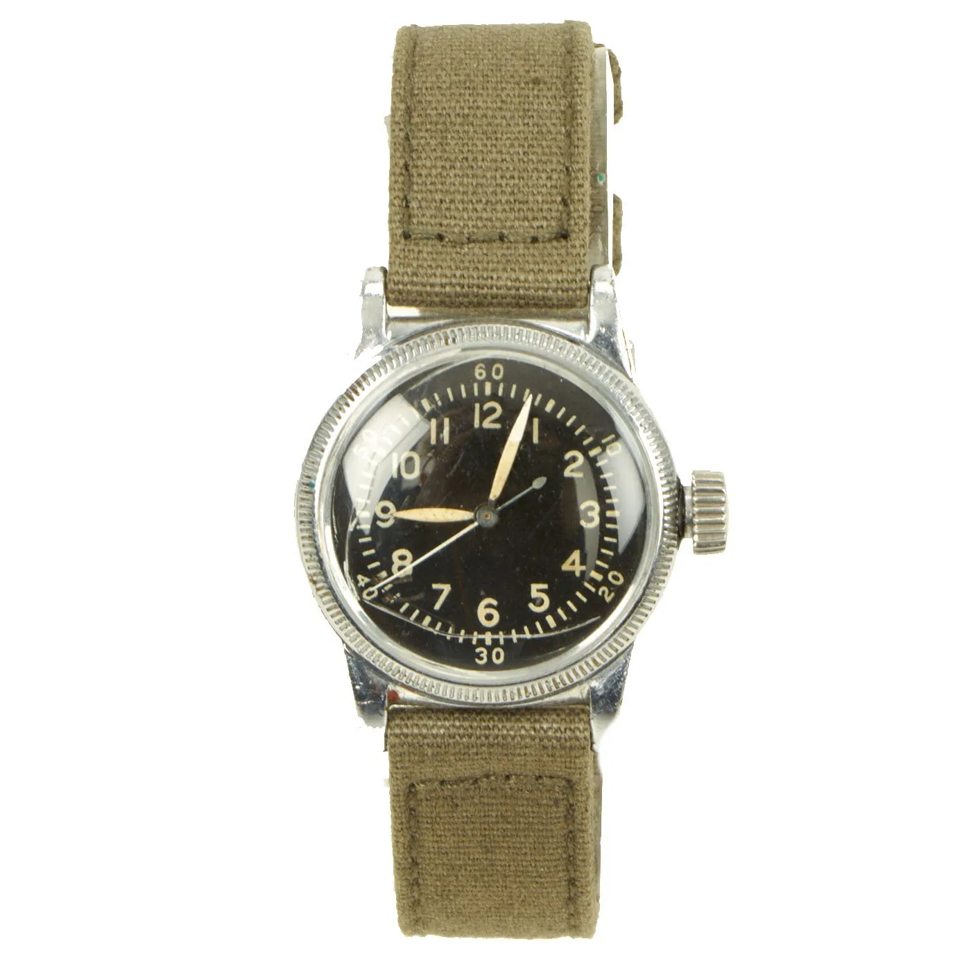 Original U.S. WWII 1945 dated Type A-11 USAAF Wrist Watch by Waltham - Fully Functional