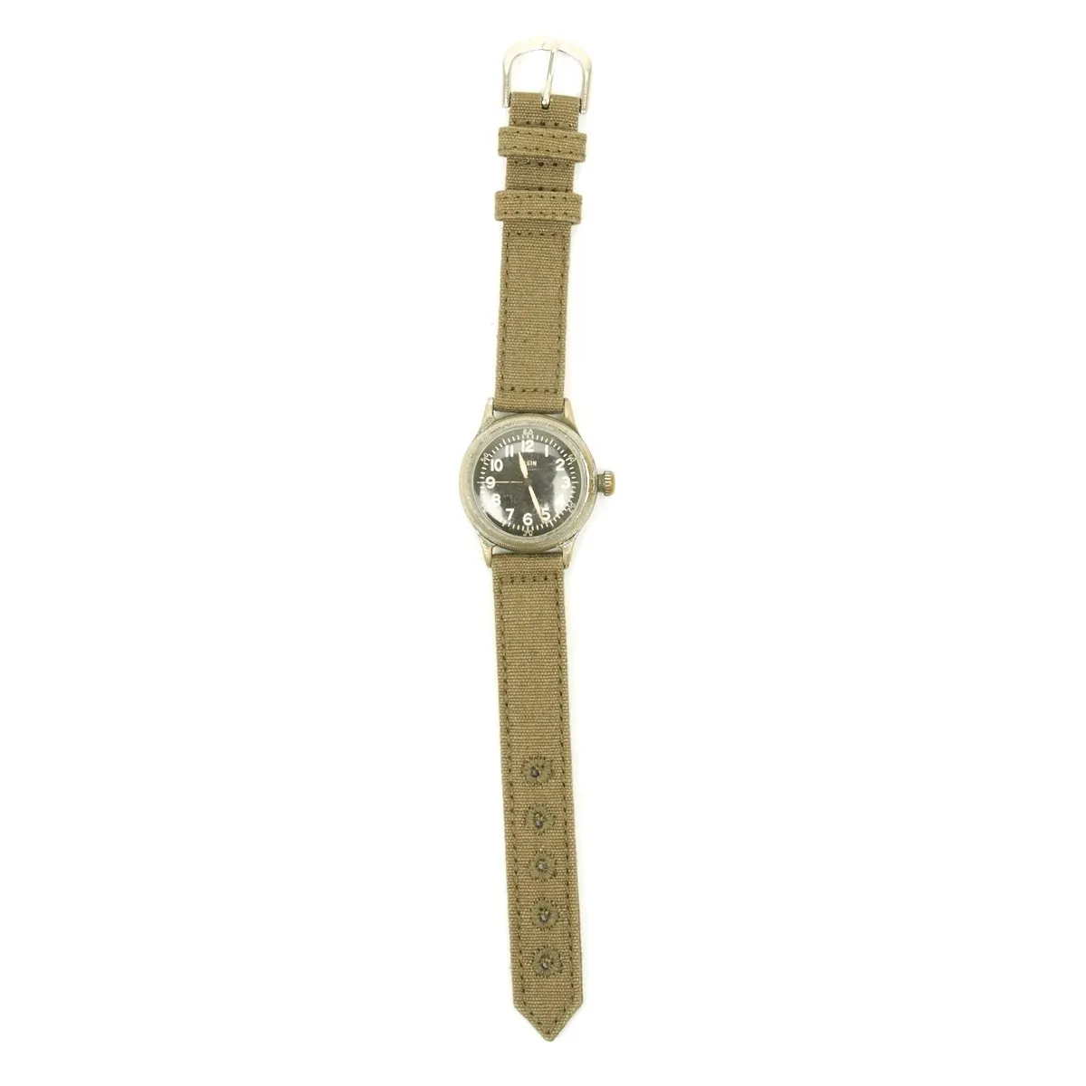 Original U.S. WWII 1945 Type A-11 USAAF Wrist Watch by Elgin - Fully Functional