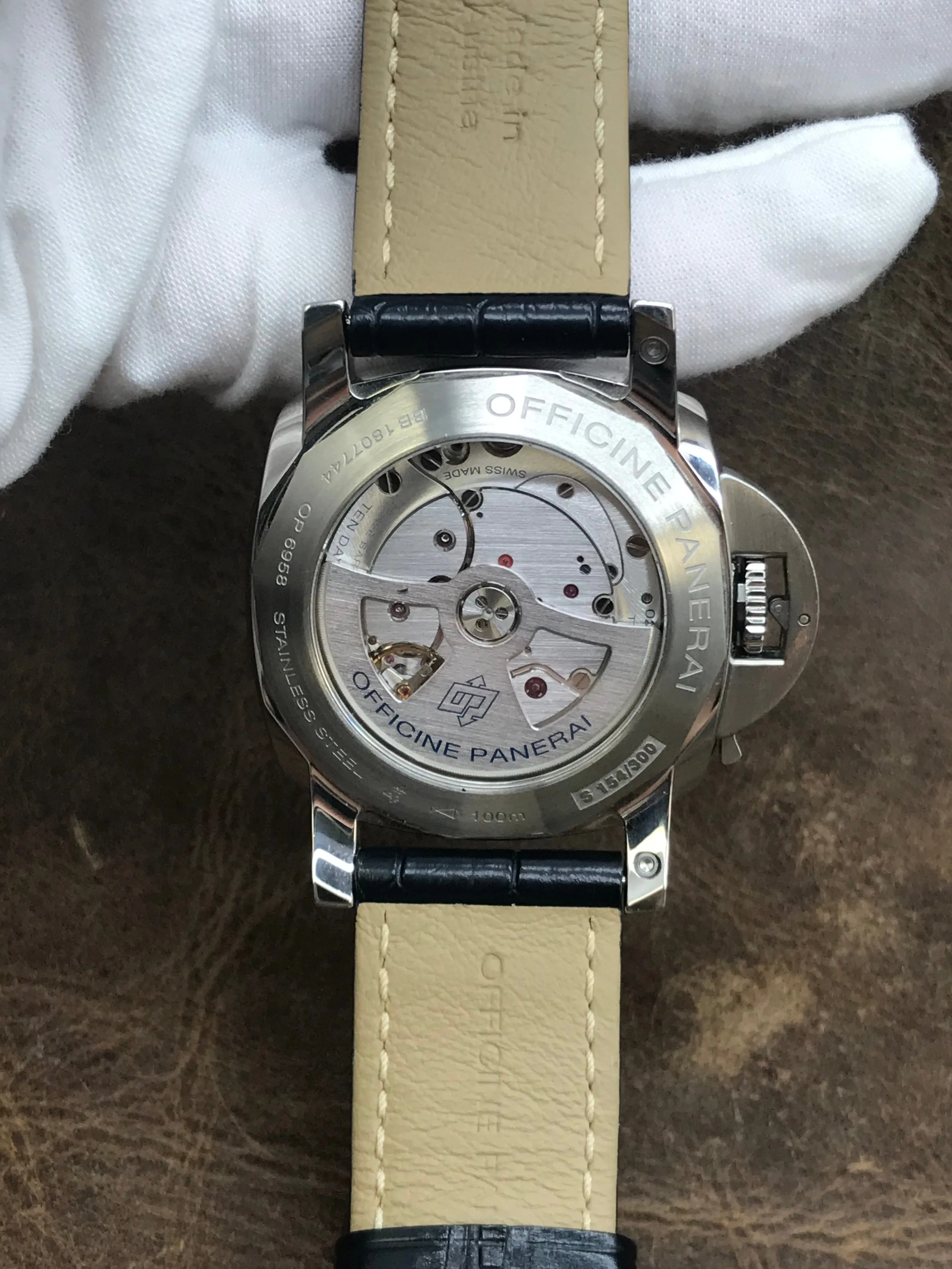 Panerai Luminor 1950 10 Days GMT PAM00689 Blue Dial Automatic Men's Watch