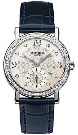 Patek Philippe Calatrava 18kt White Gold Diamond Ladies Watch 4959G