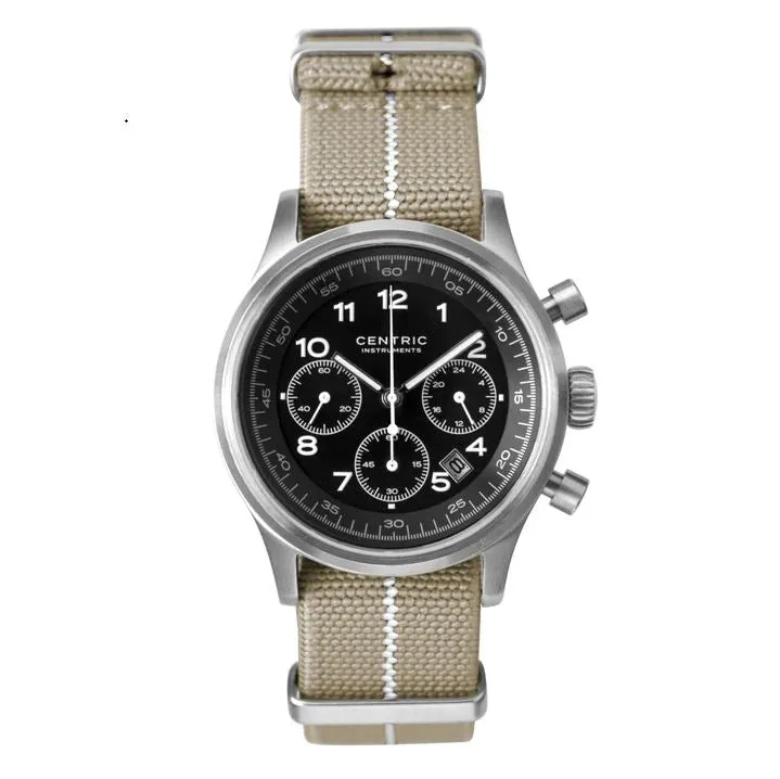 Pilot Chronograph Modern (Ivory) - Nylon Strap