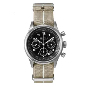 Pilot Chronograph Modern (Ivory) - Nylon Strap