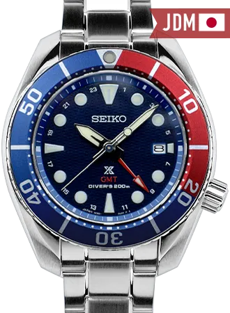 Prospex 200M Sumo Solar Blue/Red GMT Ref. SBPK005