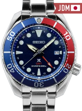 Prospex 200M Sumo Solar Blue/Red GMT Ref. SBPK005
