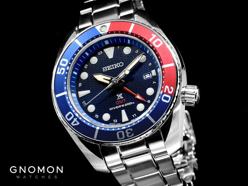 Prospex 200M Sumo Solar Blue/Red GMT Ref. SBPK005