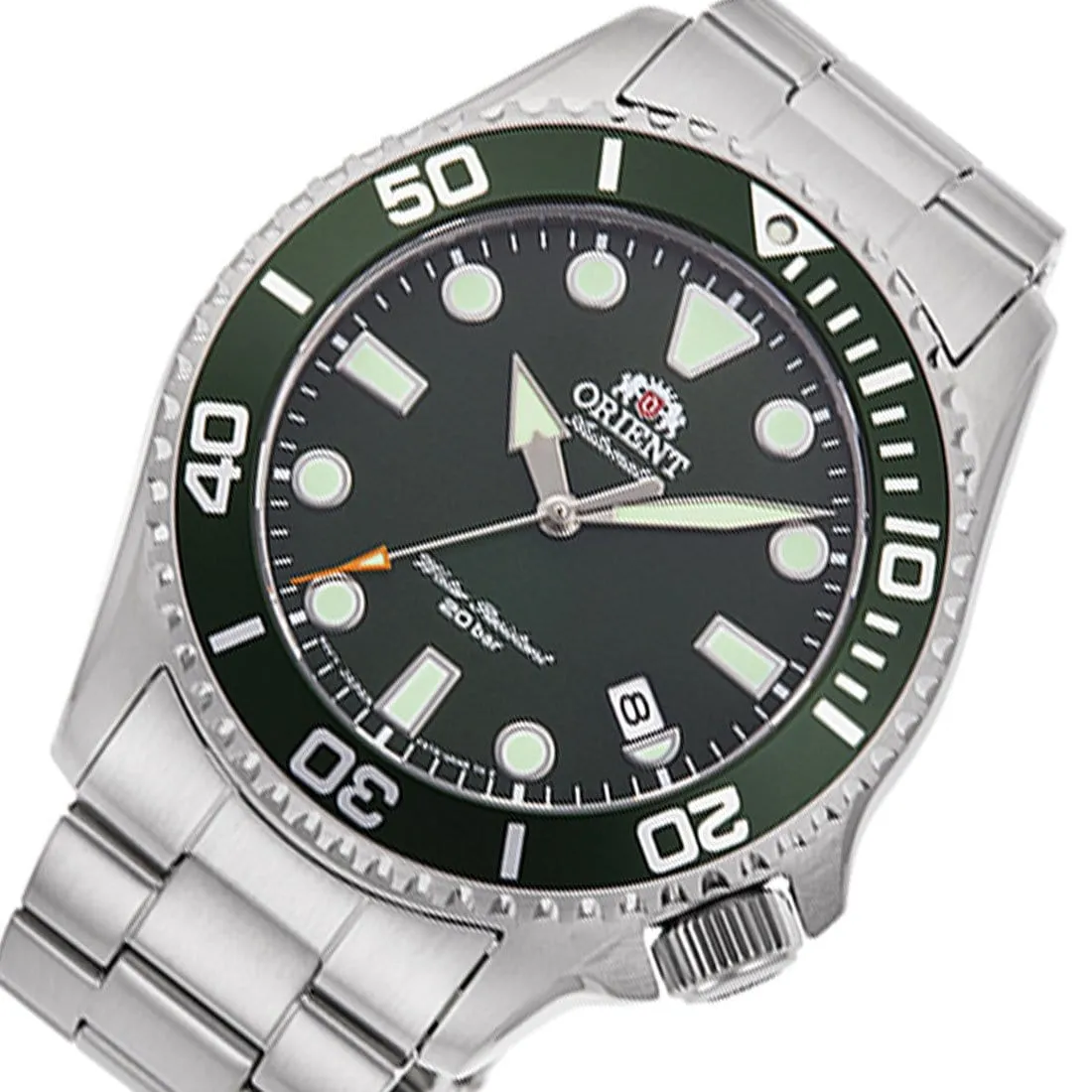 RA-AC0K02E10B RA-AC0K02E Orient Automatic Green Dial WR200m Watch