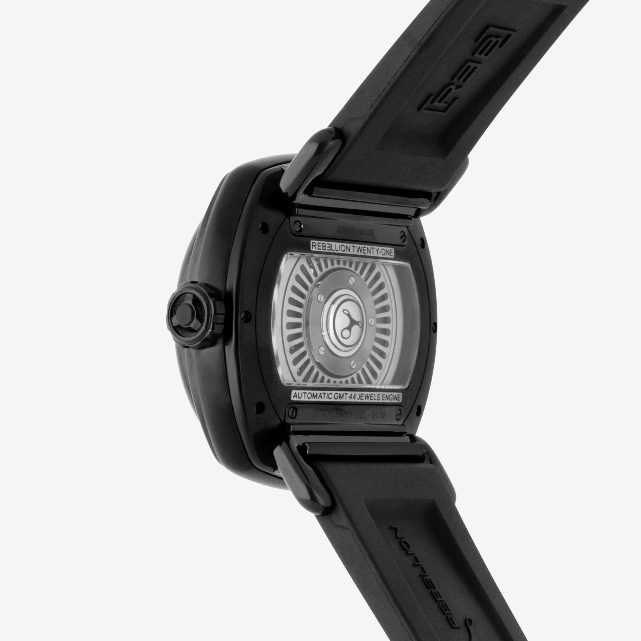 Rebellion Twenty-One Stainless Steel Automatic Men's Watch RB.21.GMT.SB.T05