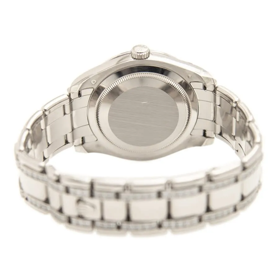 Rolex Datejust Pearlmaster 39 Automatic Chronometer Diamond Silver Dial Watch 86289DRPM